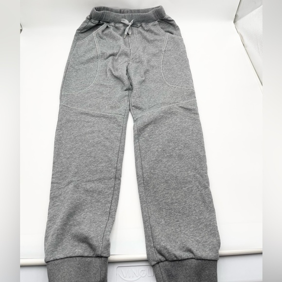 Cozy Boys Heather Gray Sweatpants Large - Picture 3 of 3